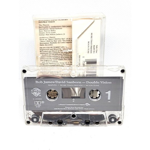 Tape Bob James & David Sanborn Double Vision 1986 Cassette - Picture 6 of 7